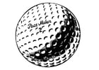 Coloring pages Golf Ball