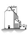 Coloring pages grain warehouse