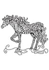 Coloring pages horse