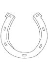 Coloring pages horseshoe
