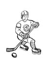 Coloring pages ice hockey