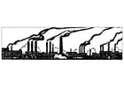 Coloring pages industrial pollution