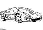 Coloring pages Isuzu Showcar