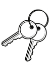 Coloring pages Keys