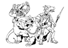 Coloring pages Kobold
