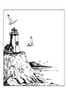 Coloring pages Lighthouse