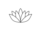 Coloring pages lotus flower