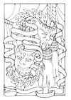 Coloring pages Masks