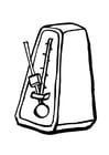 Coloring pages metronome