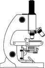 Coloring pages Microscope