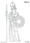 Coloring pages Minerva