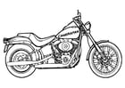 Coloring pages motorcycle