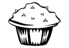 Coloring pages muffin