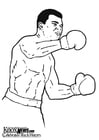 Coloring pages Muhammad Ali