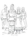 Coloring pages Nimipu Indians