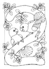 Coloring pages number - 2