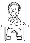 Coloring pages pupil
