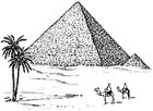 Coloring pages Pyramid