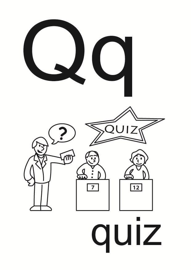 q coloring pages
