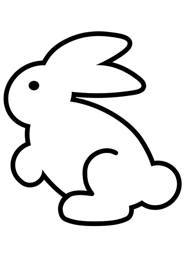 Coloring page rabbit - img 19997.