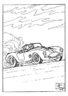 Coloring pages race car