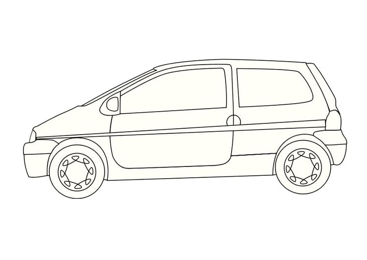 Coloring page renault twingo