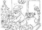 Coloring pages Santa Claus