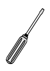 Coloring pages screwdriver