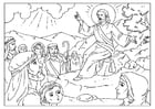 Coloring pages sermon on the mount