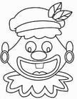 Coloring pages Silly Piet Face (2)