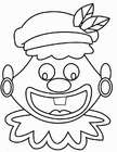Coloring pages Silly Piet Face (2)