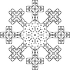 Coloring pages snowflake