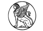Coloring pages sphinx