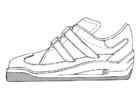 Coloring pages Sports Shoe