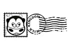 Coloring pages stamp