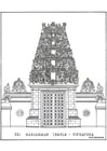 Coloring pages Temple