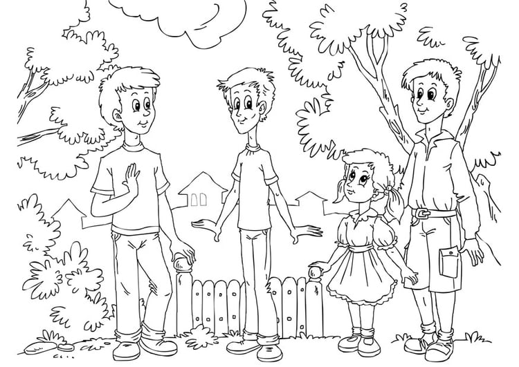 Coloring page thin