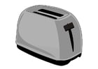 Coloring pages toaster