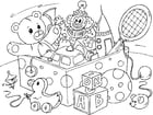 Coloring pages toy