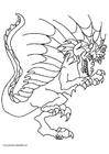 Coloring pages Wart, the dragon