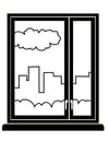Coloring pages window