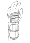 Coloring pages wrist guard