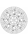 christmas mandala