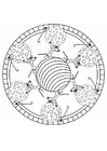 christmas mandala