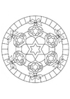 christmas mandala