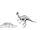 dinosaur by nest
