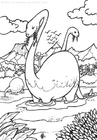 dinosaurs in water