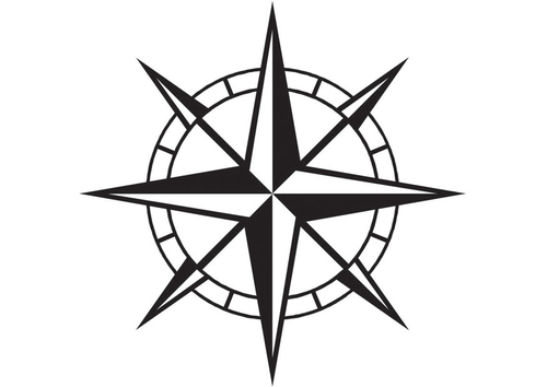 Coloring page Compass