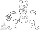 Easter bunny - Jumping Jack