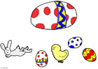 Crafts for kids Easter mobile